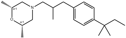 (+/-)-cis-2,6-Dimethyl-4-[2-methyl-3-(p-tert-pentylphenyl)propyl]morpholine(78613-35-1)